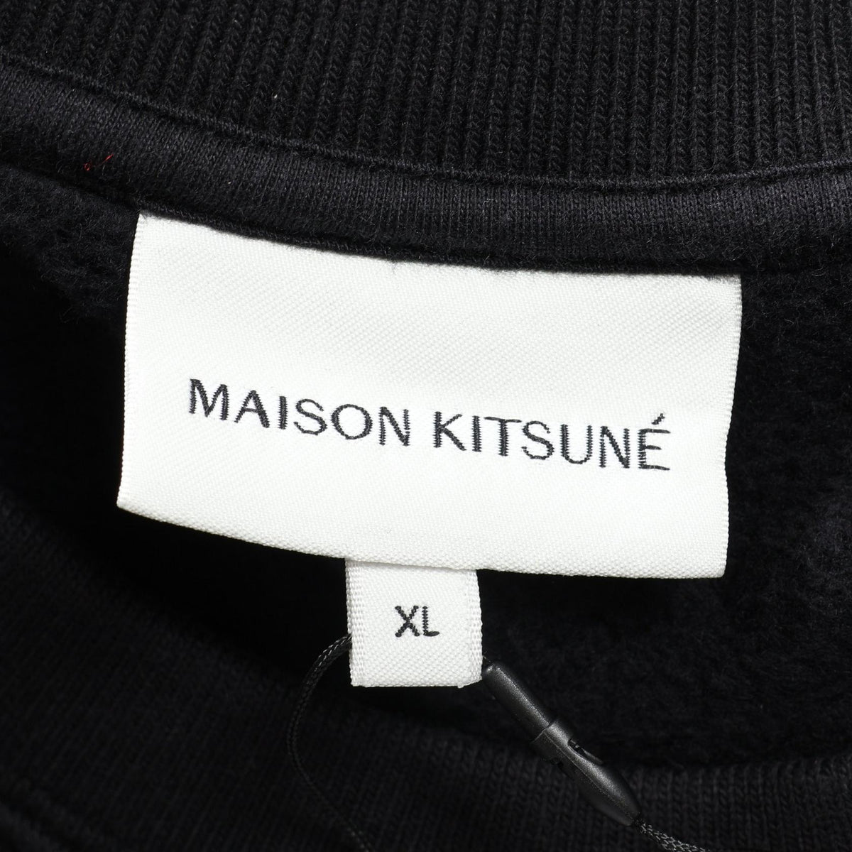 MAISON KITSUNE Speedy Fox Patch Sweatshirt Black Size XL
