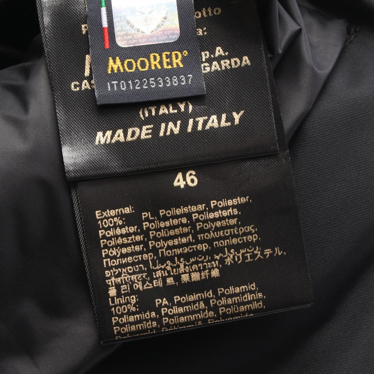 Moorer FIRE WK Down Vest Polyester Black Size 46