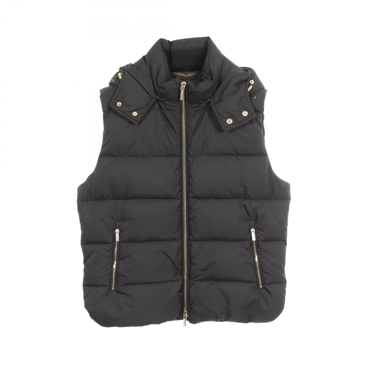 Moorer FIRE WK Black Polyester Down Vest Size 54