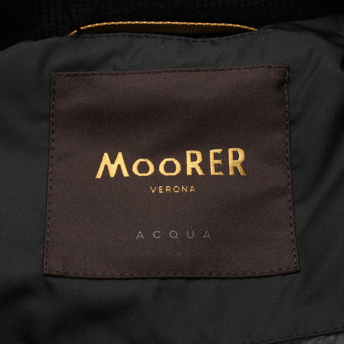 Moorer FIRE WK Black Polyester Down Vest Size 54