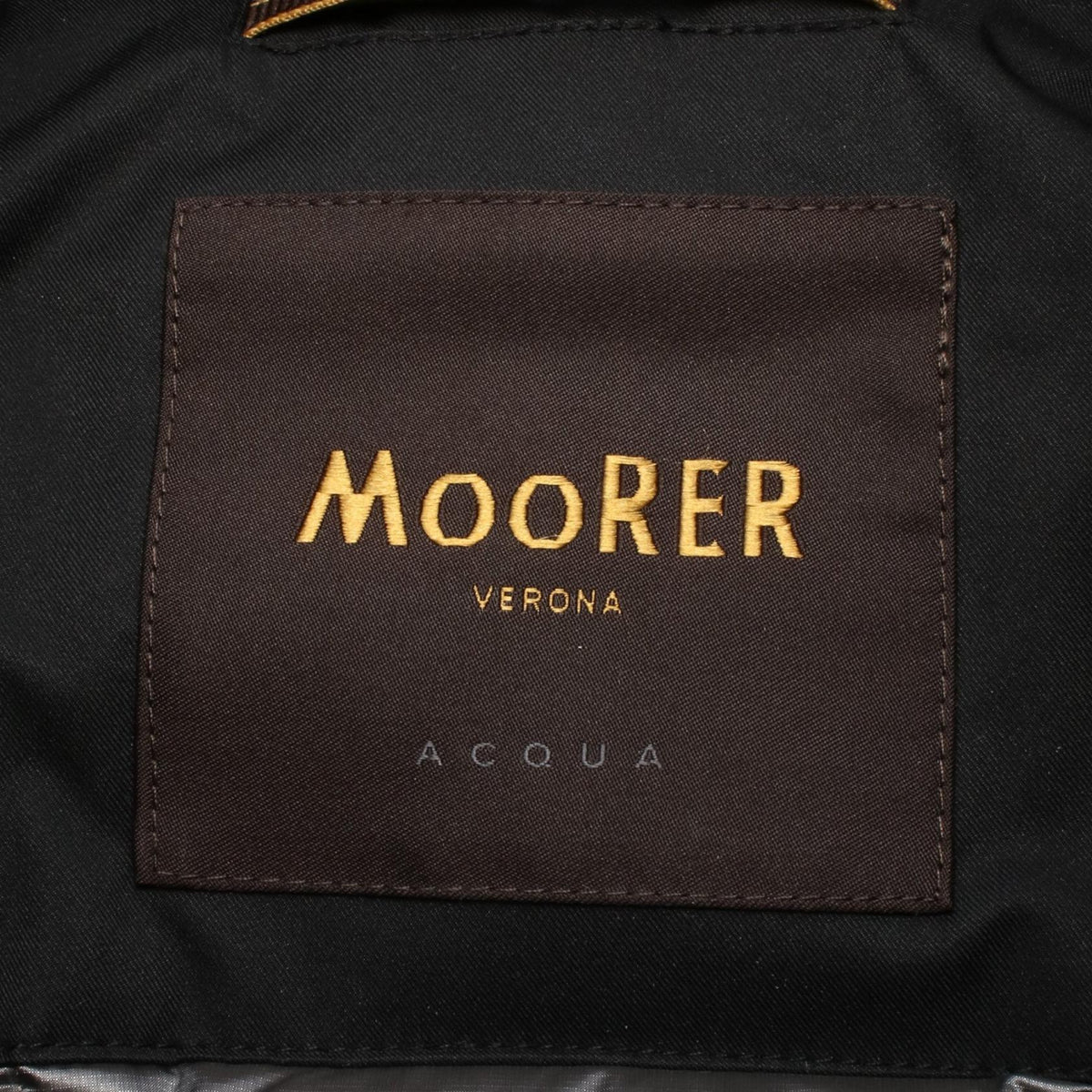 Moorer ISAC ADS Down Jacket Black Size 48