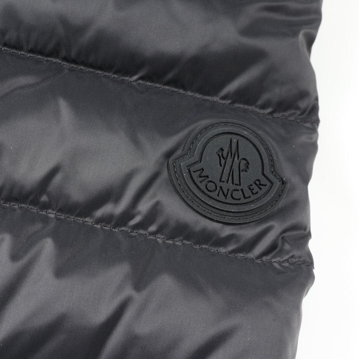MONCLER VERRERIE Nylon Down Jacket Black Size 2