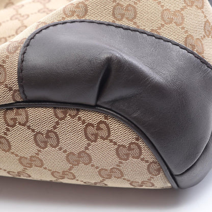 GUCCI Sukey GG Canvas Handbag Beige