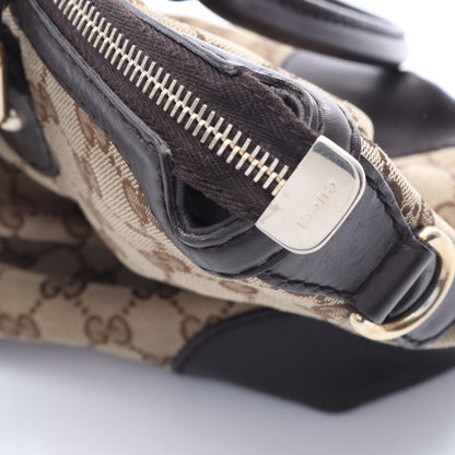 GUCCI Sukey GG Canvas Handbag Beige
