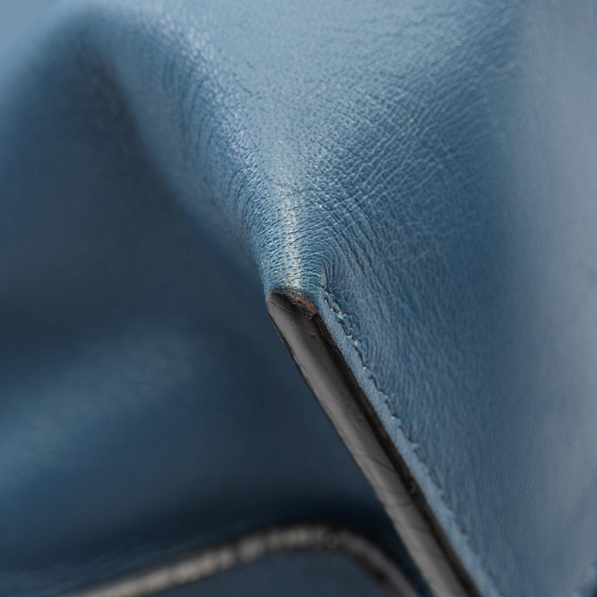 LOEWE Anagram Leather Shopper Bag Blue