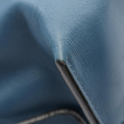 LOEWE Anagram Leather Shopper Bag Blue