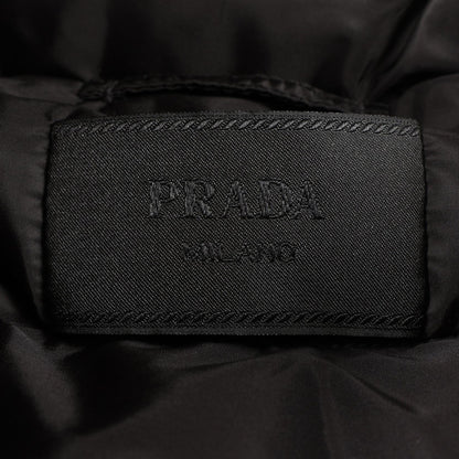 PRADA Padded Re-Nylon Down Vest Black Size 48