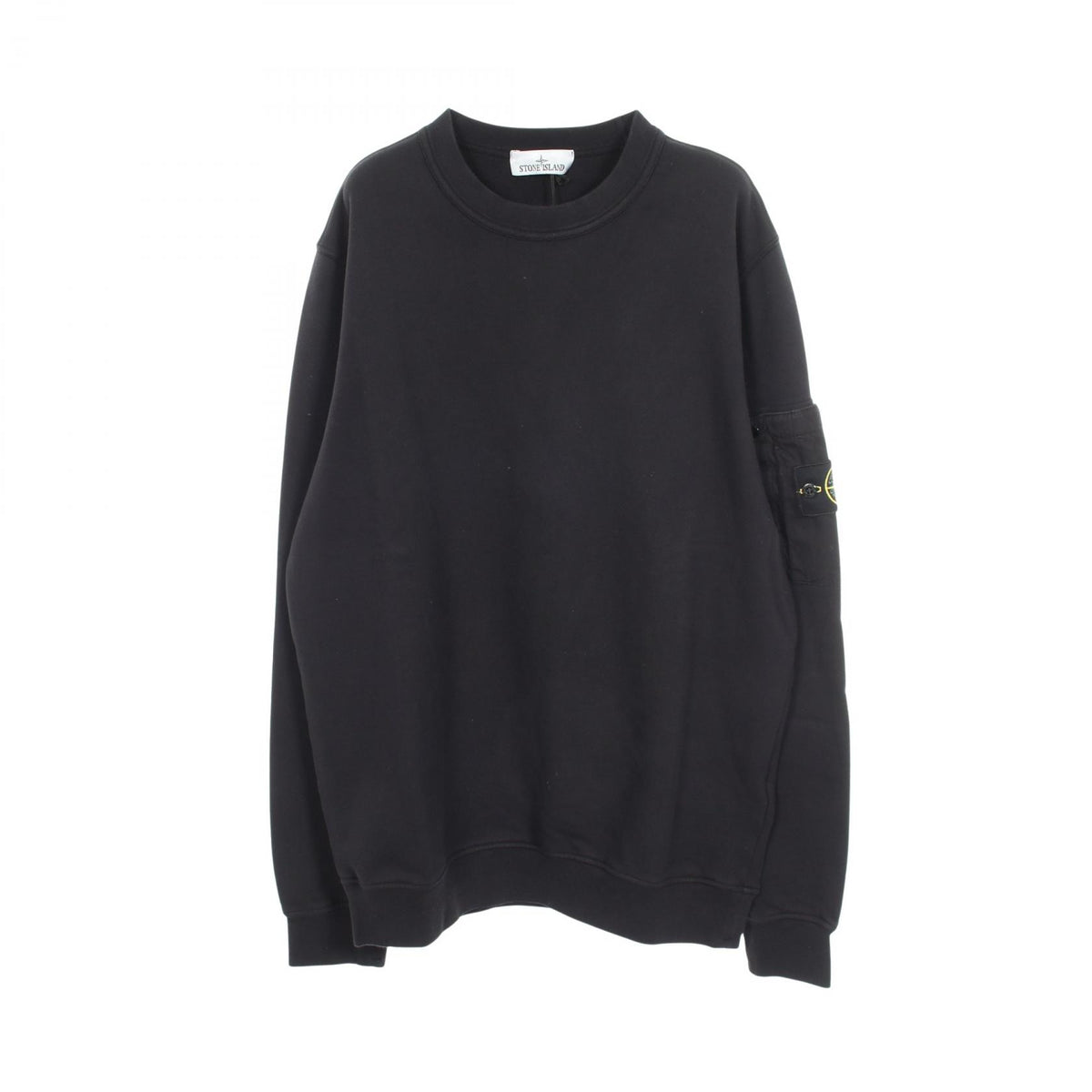 STONE ISLAND Cotton Sweatshirt Black Size L