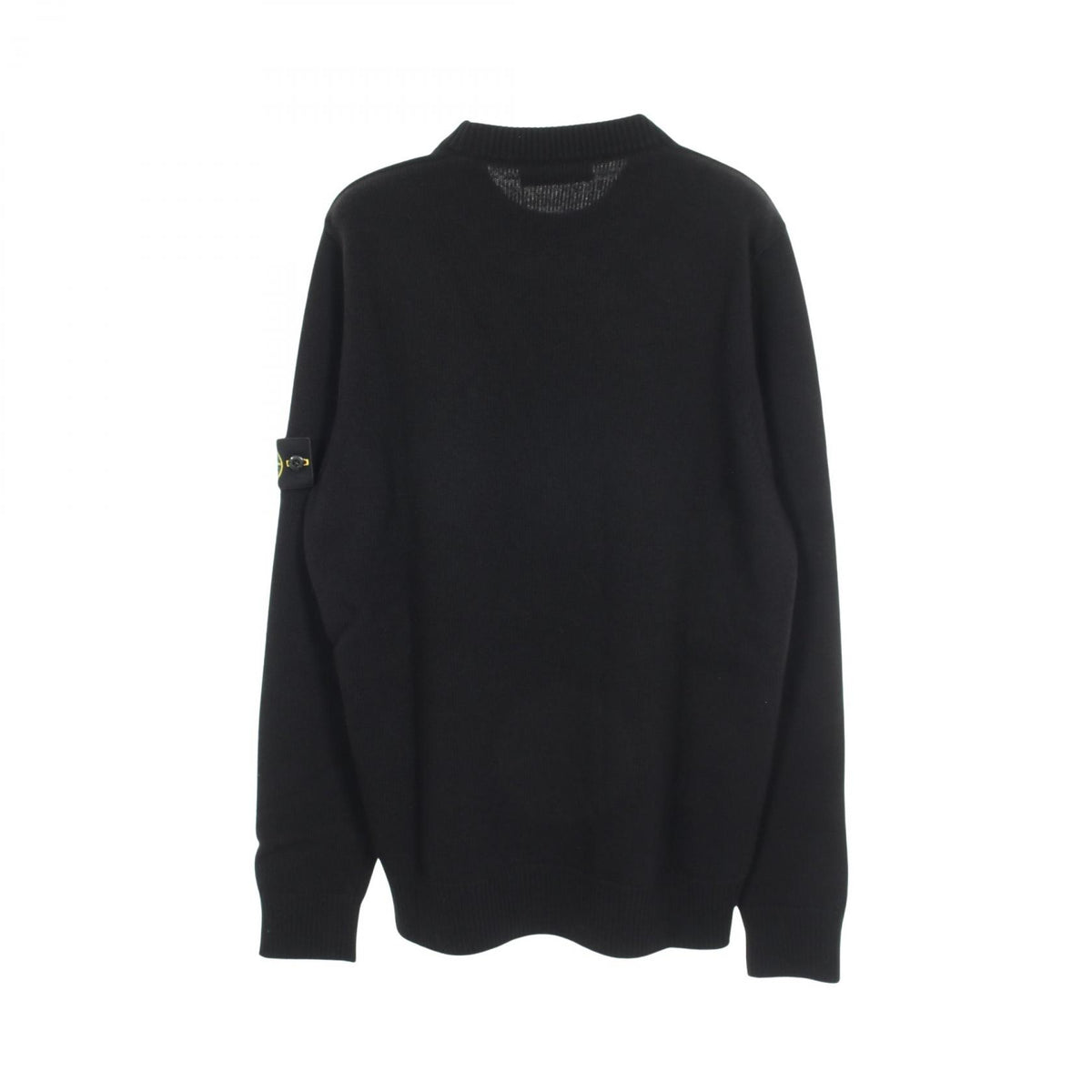 STONE ISLAND Crew Neck Wool Nylon Sweater Black Size XL
