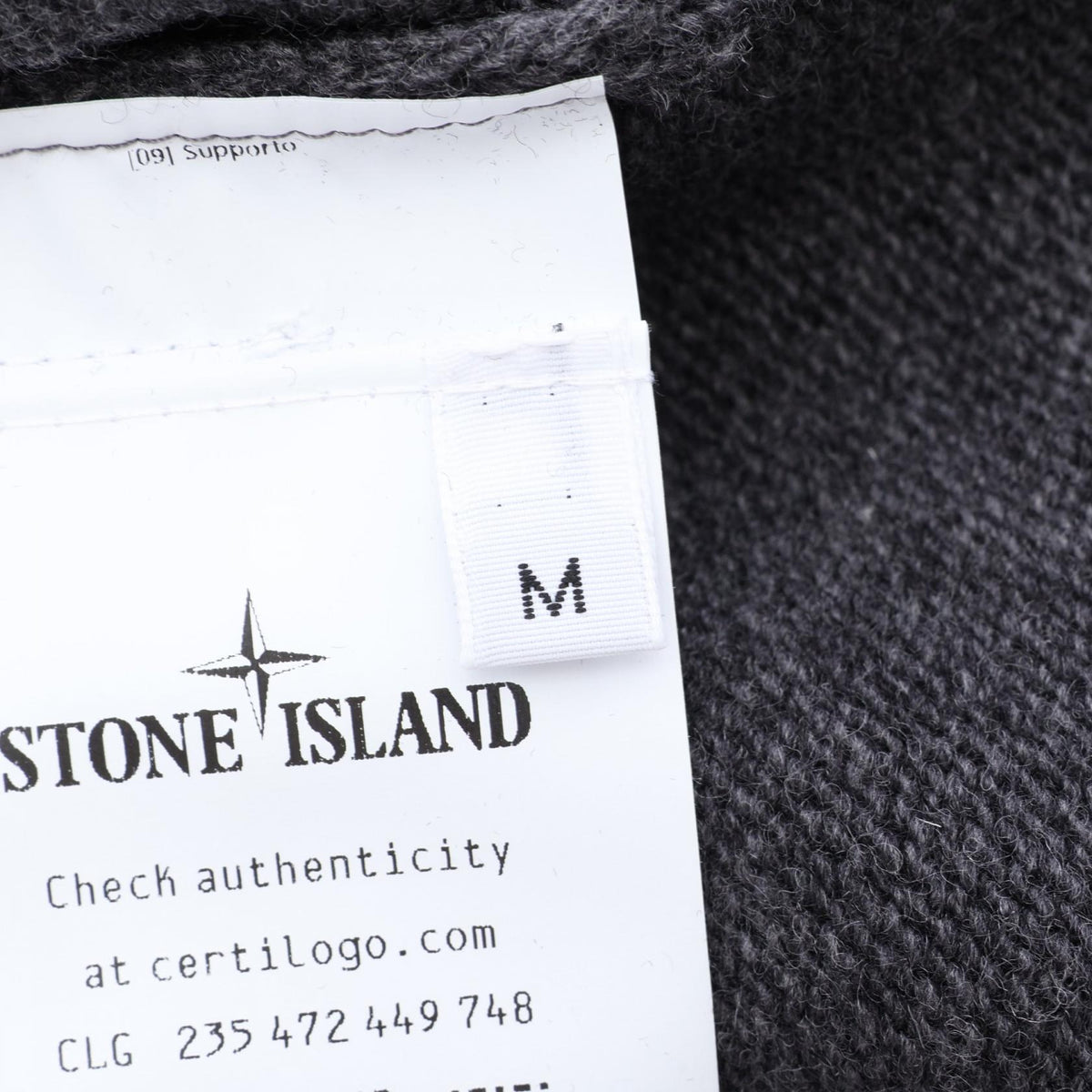 STONE ISLAND Wool Knit Gray Size M