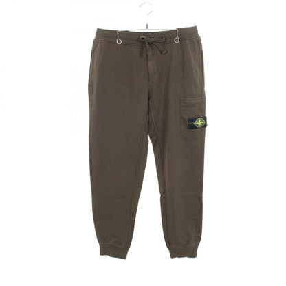 STONE ISLAND Olive Cotton Pants Size M