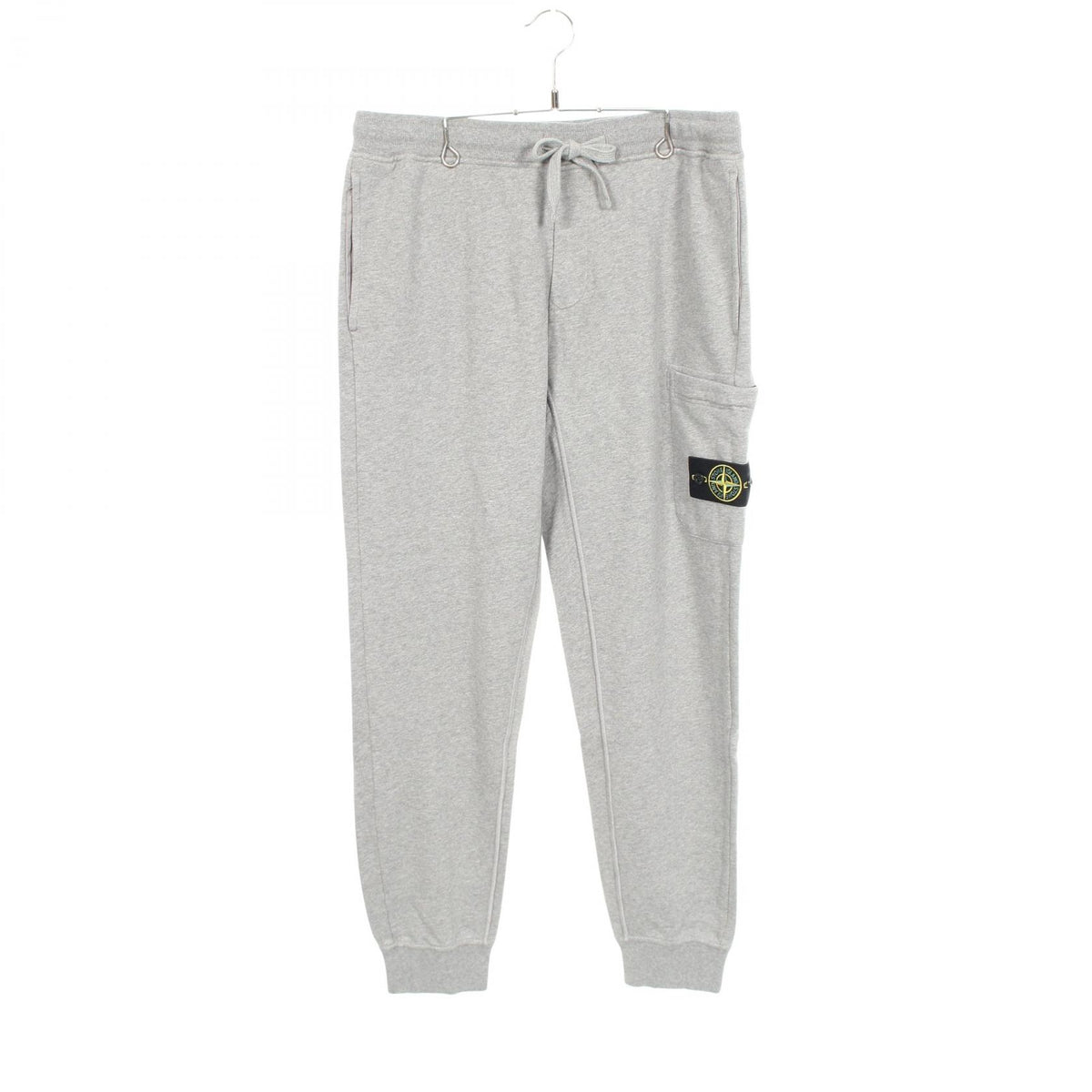 STONE ISLAND Grey Cotton Pants Size M