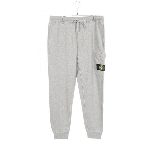 STONE ISLAND Grey Cotton Pants Size M