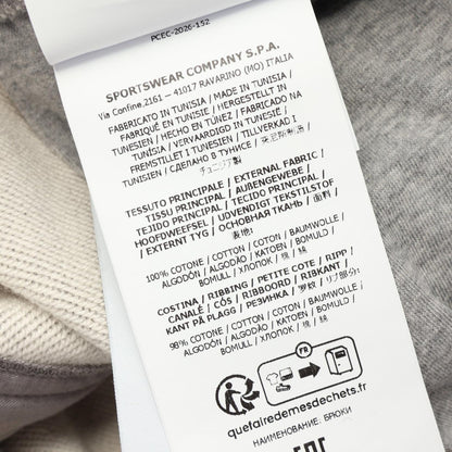 STONE ISLAND Grey Cotton Pants Size M