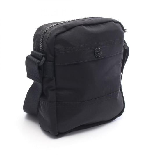STONE ISLAND Black Logo Patch Nylon Shoulder Bag