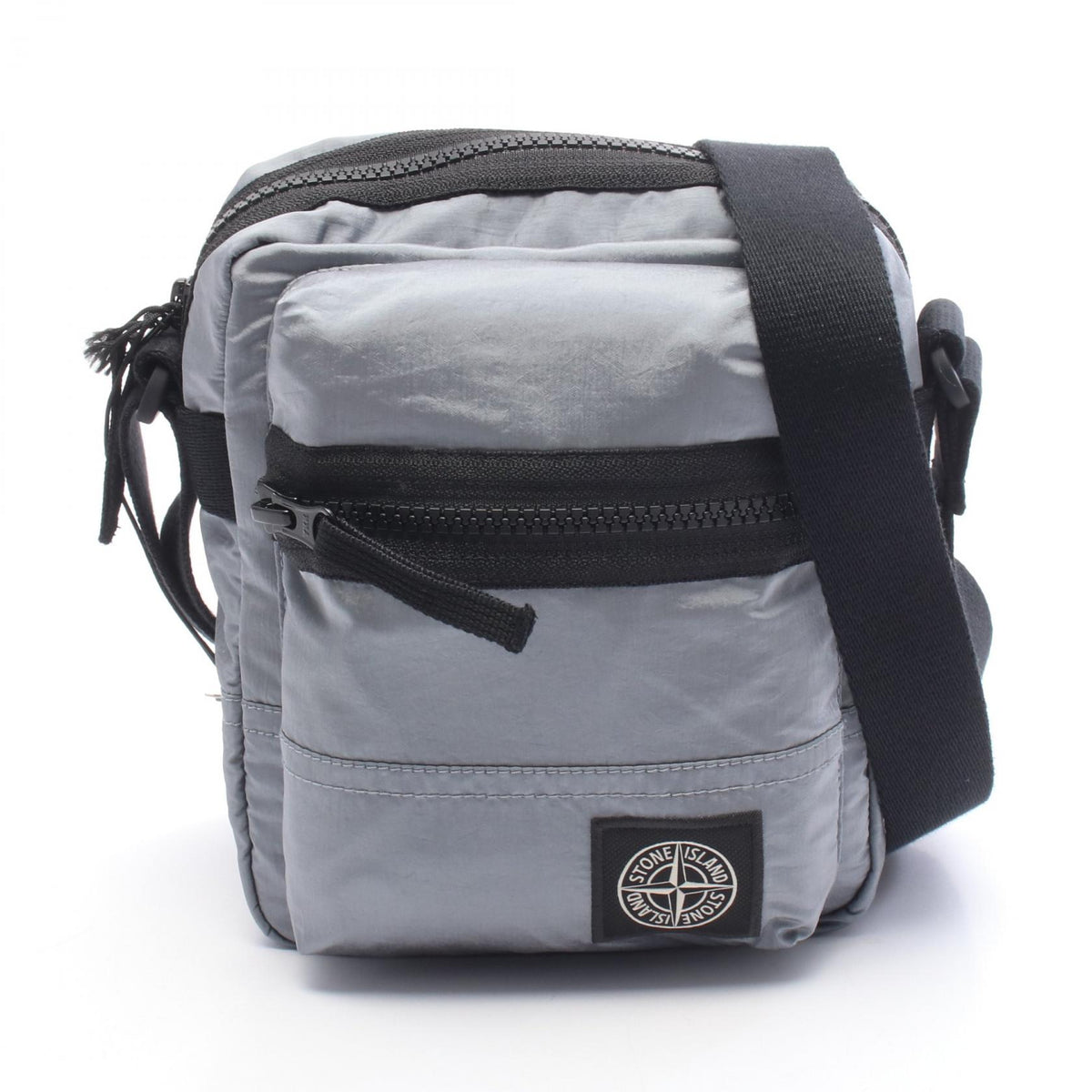 STONE ISLAND Logo Patch Nylon Shoulder Bag L2S159200015V0049