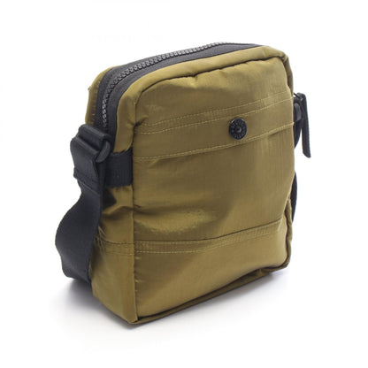 STONE ISLAND Green Logo Patch Shoulder Bag