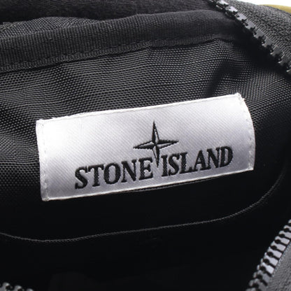 STONE ISLAND Green Logo Patch Shoulder Bag