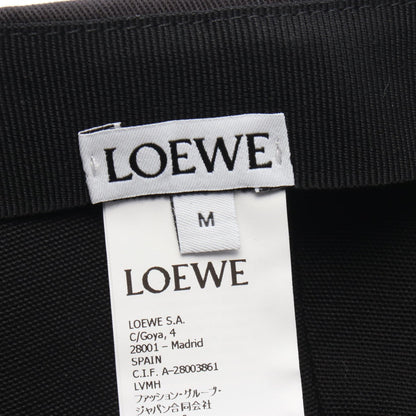 Loewe OFF Logo Embroidered Cap Cotton Black Size M