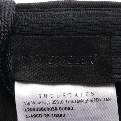 MONCLER Logo Cotton Hat Black Size ONE SIZE