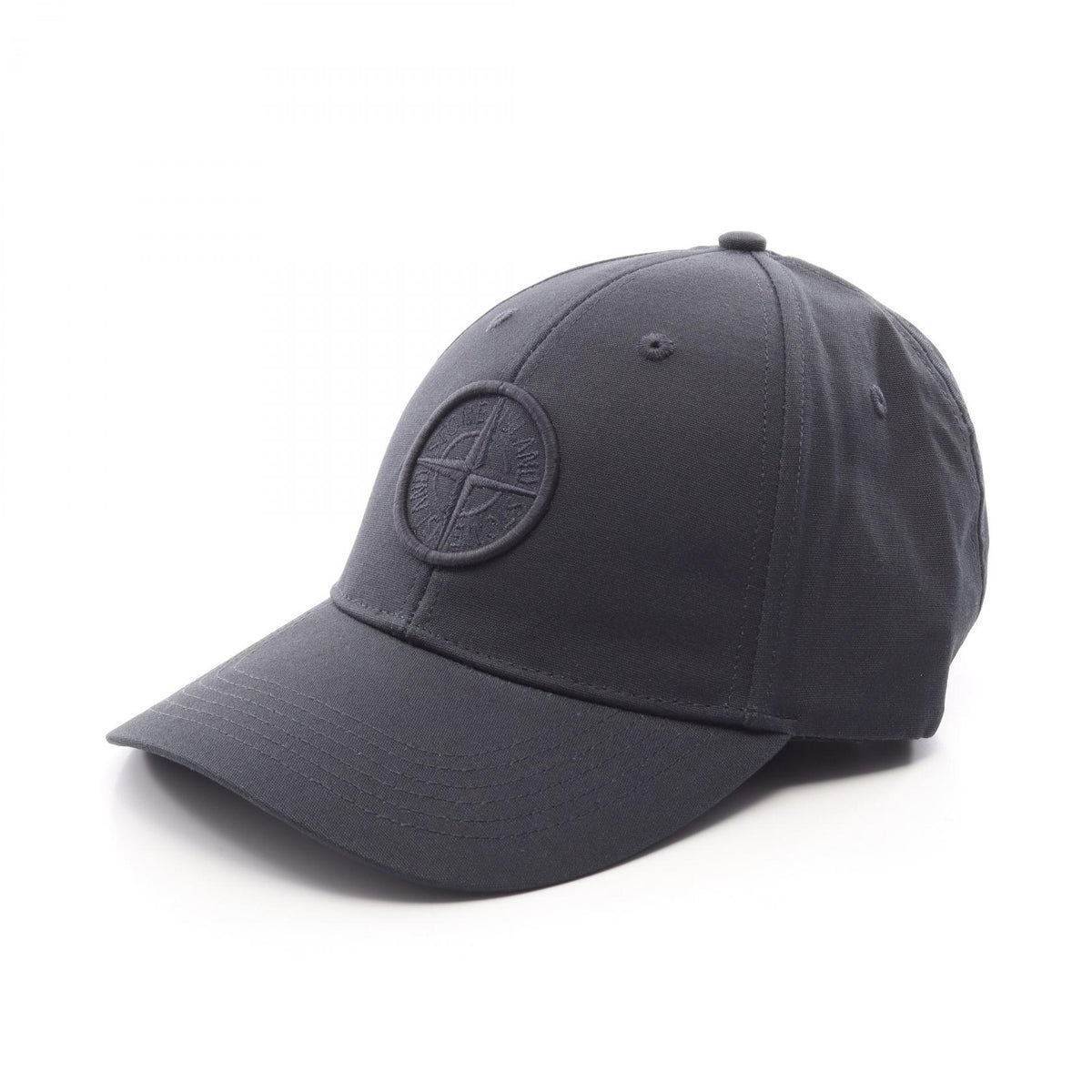 STONE ISLAND Black Cotton Cap Size ONE SIZE