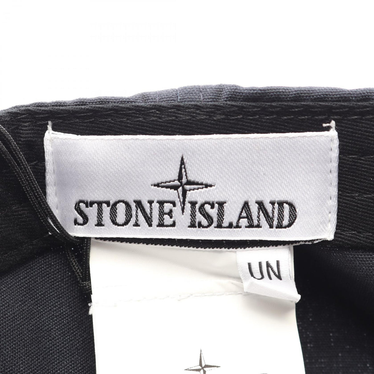STONE ISLAND Black Cotton Cap Size ONE SIZE