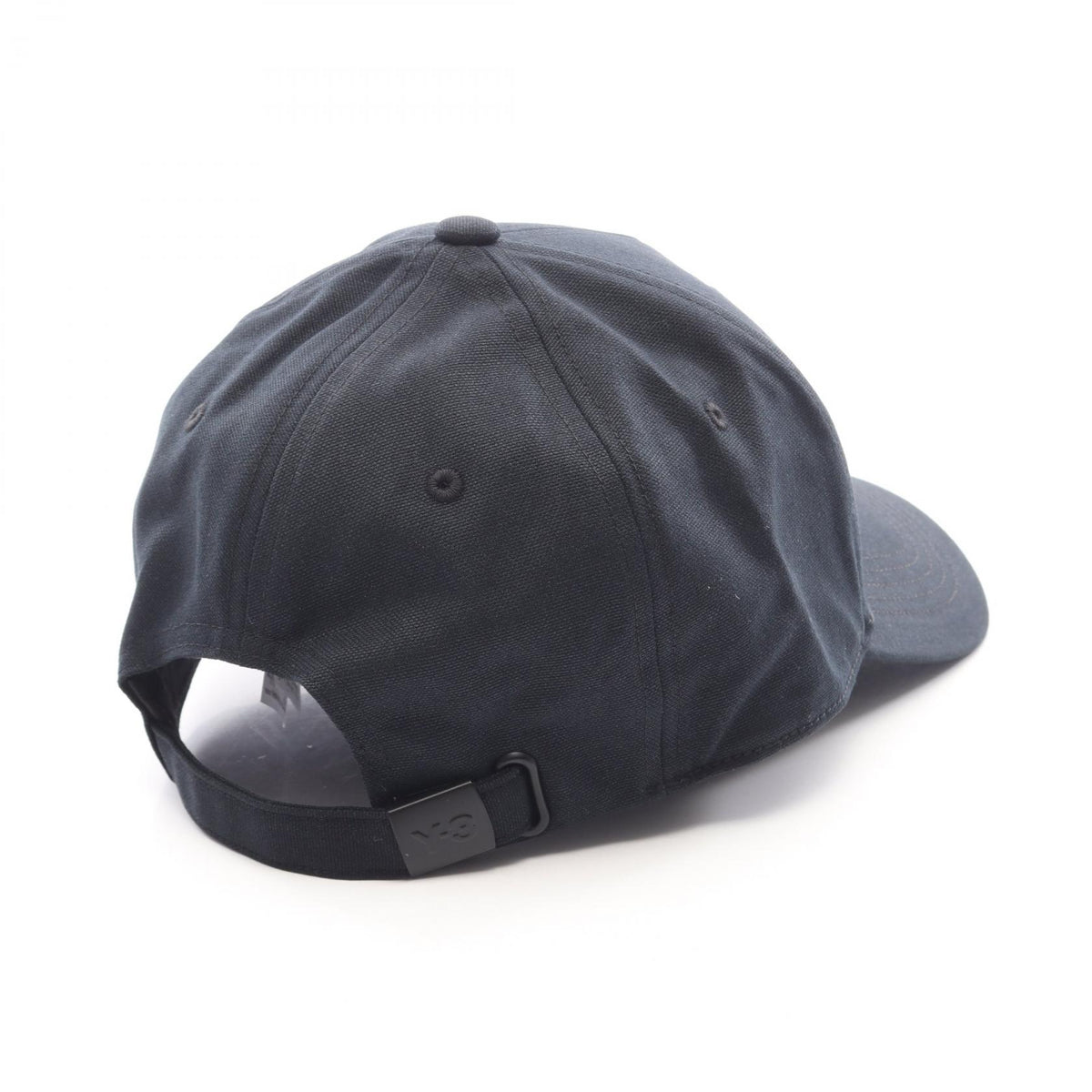 Y-3 Black Cotton Cap Size OSFL