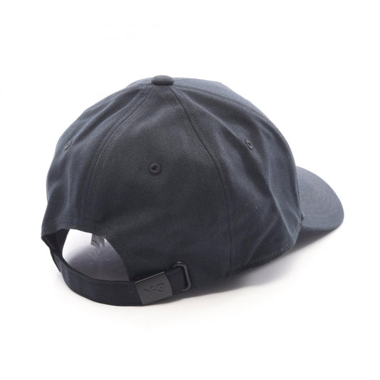 Y-3 Black Cotton Cap Size OSFL