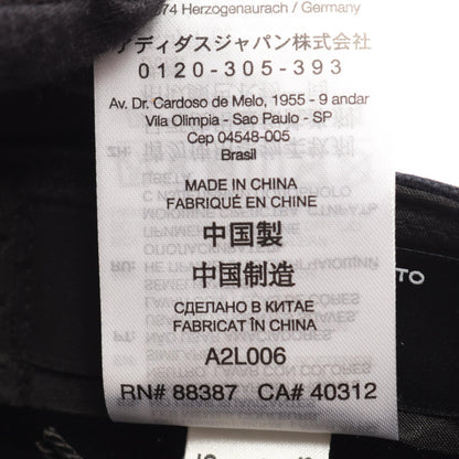 Y-3 Black Cotton Cap Size OSFL