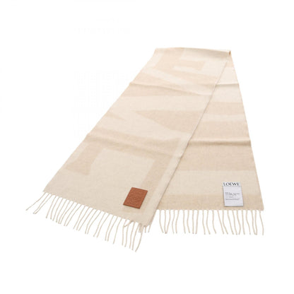 LOEWE Anagram Cashmere Scarf Beige