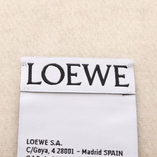 LOEWE Anagram Cashmere Scarf Beige