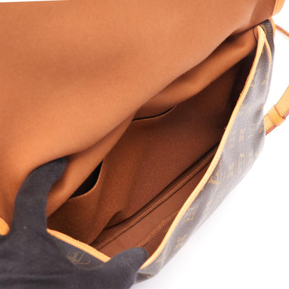 LOUIS VUITTON Saumur 30 Monogram Bag Brown