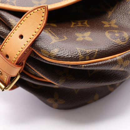 LOUIS VUITTON Saumur 30 Monogram Bag Brown