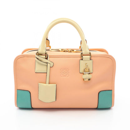 LOEWE Amazona 28 Leather Handbag Pink