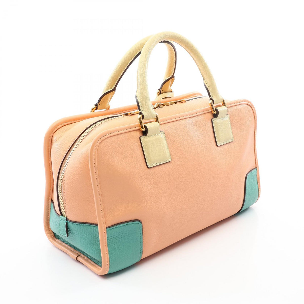 LOEWE Amazona 28 Leather Handbag Pink