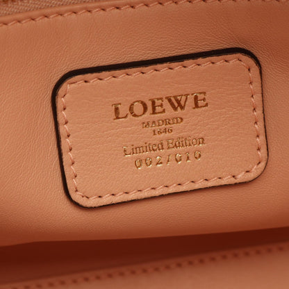 LOEWE Amazona 28 Leather Handbag Pink