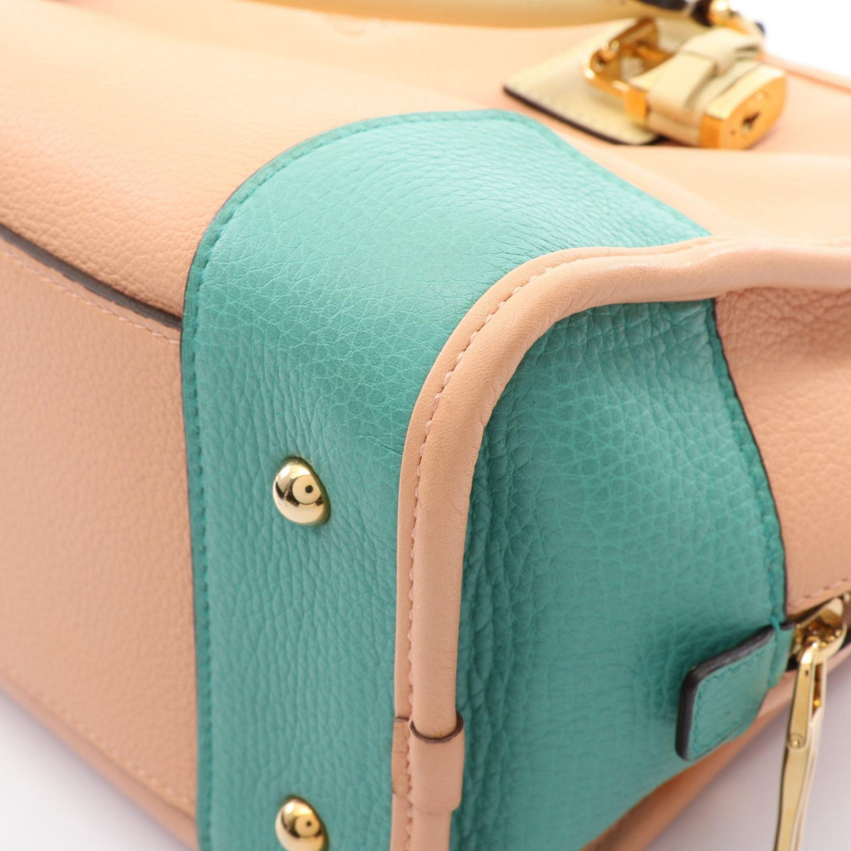 LOEWE Amazona 28 Leather Handbag Pink