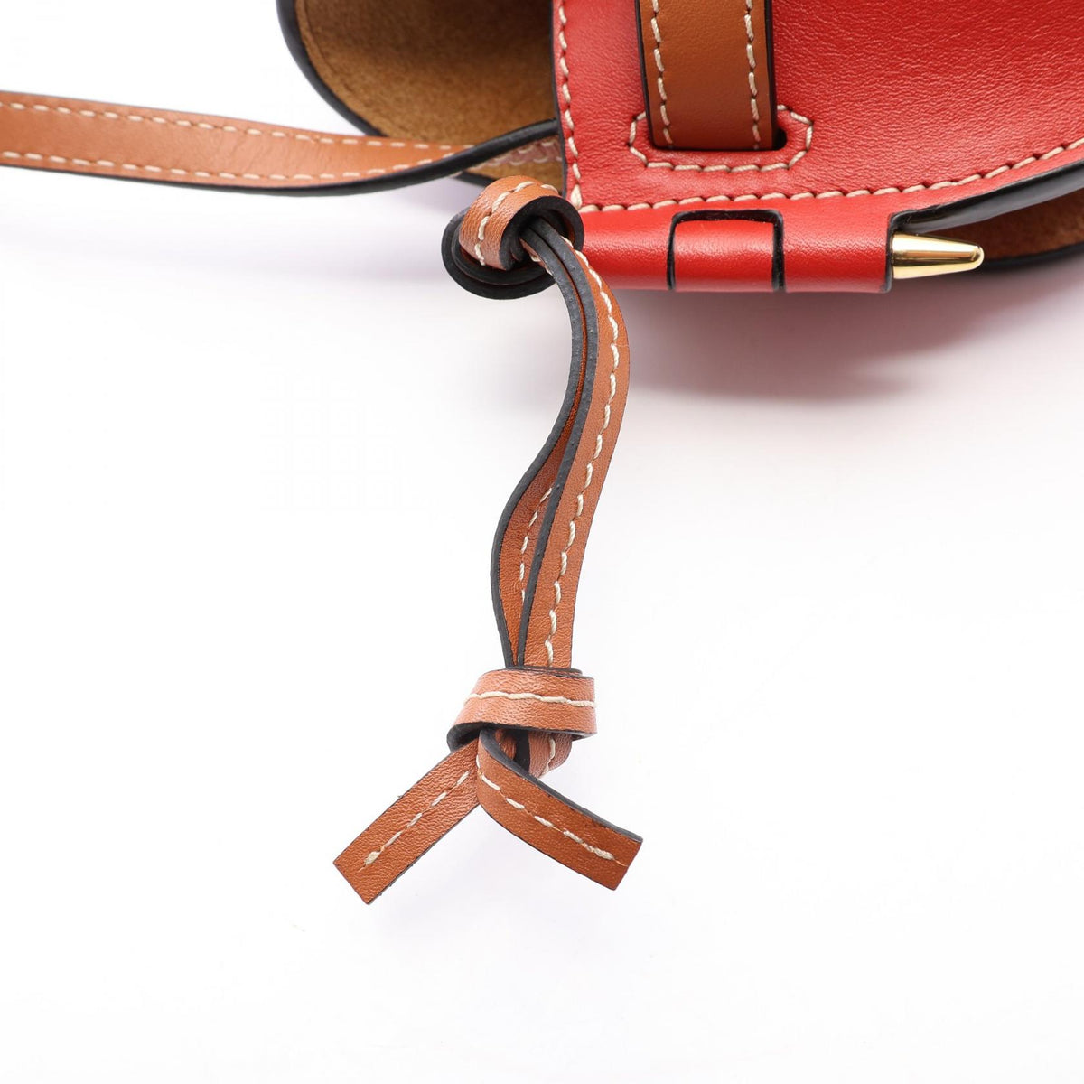 LOEWE Gate Bag Mini Leather Bag Red