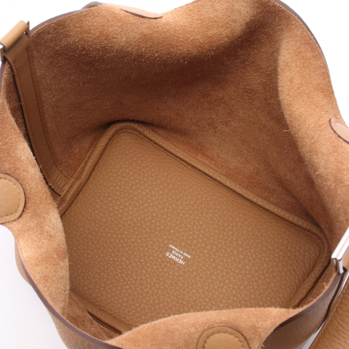 HERMES Picotin Lock PM Taurillon Bag Brown