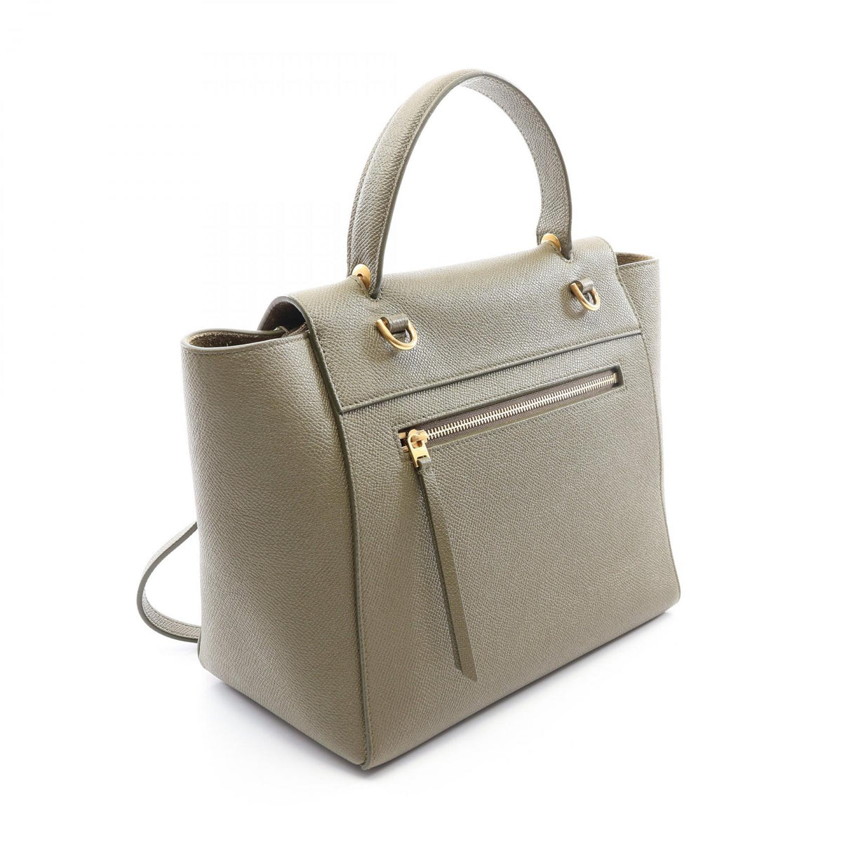 CELINE Belt Bag Micro 2WAY Handbag Khaki