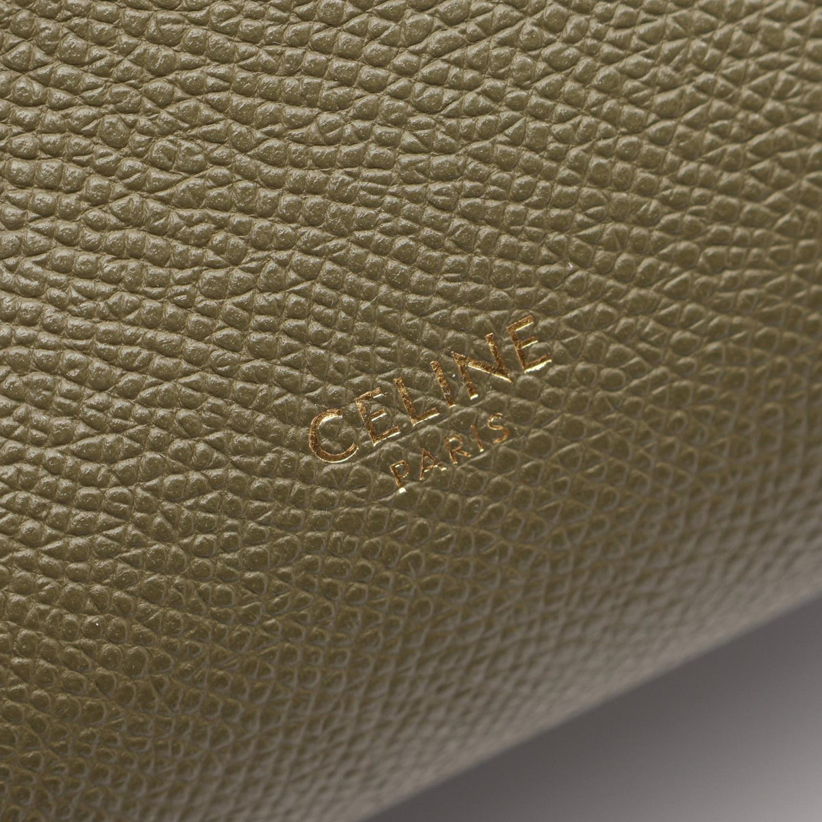 CELINE Belt Bag Micro 2WAY Handbag Khaki
