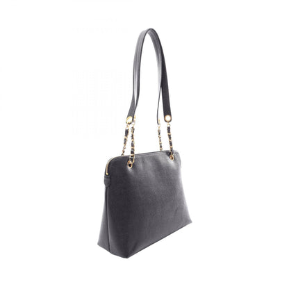 CHANEL Coco Mark Caviar Skin Tote Bag