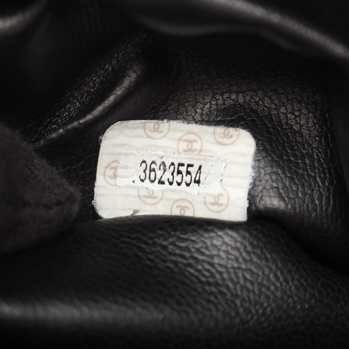 CHANEL Coco Mark Caviar Skin Tote Bag