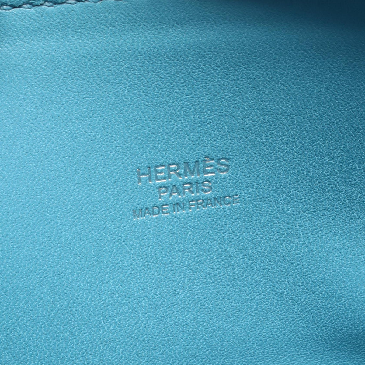 HERMES Bolide 27 Veau Epsom Handbag Blue