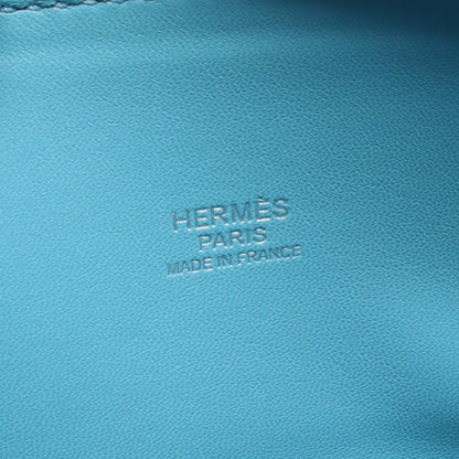 HERMES Bolide 27 Veau Epsom Handbag Blue