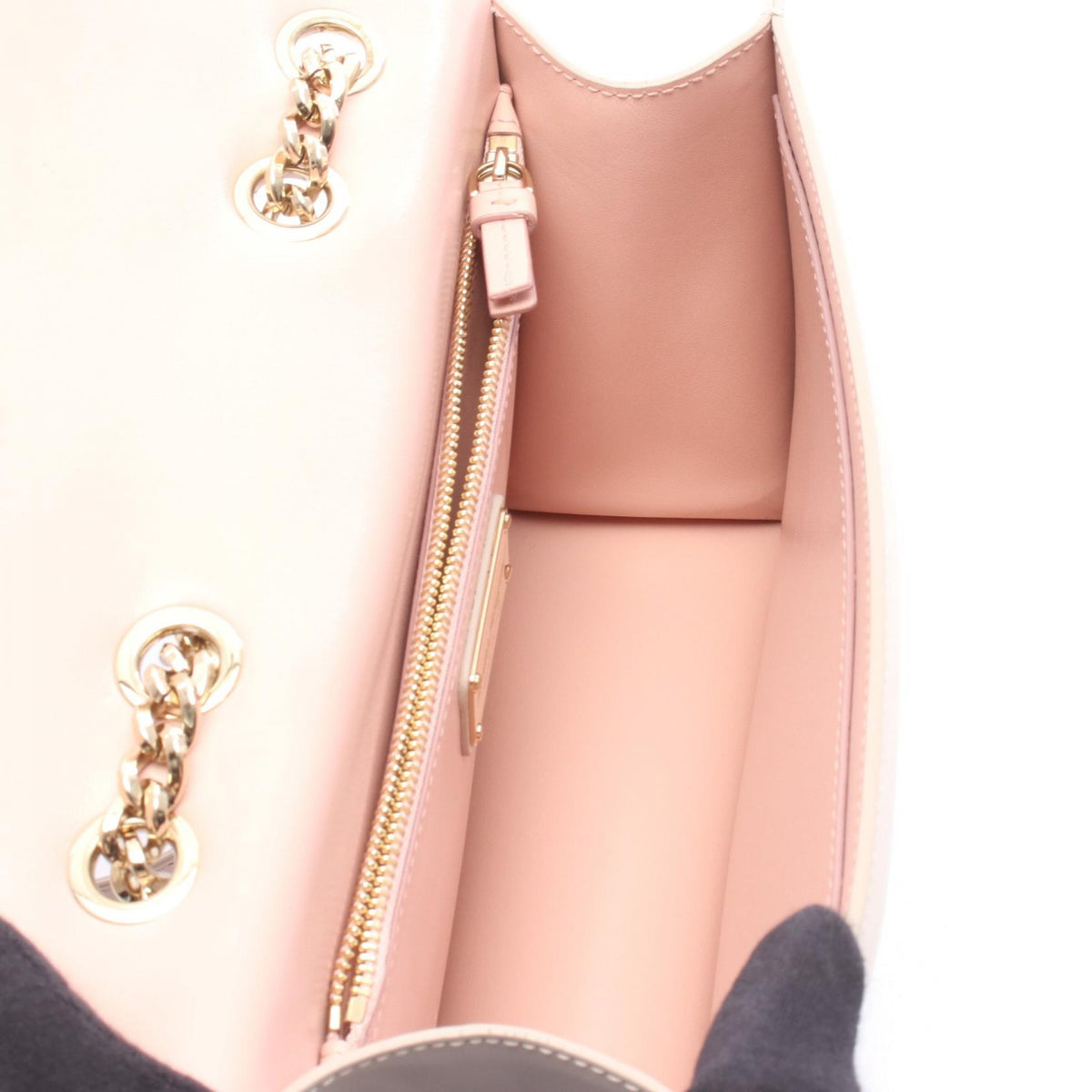 Salvatore Ferragamo Vara Ribbon Bag Beige