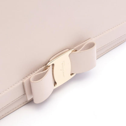 Salvatore Ferragamo Vara Ribbon Bag Beige