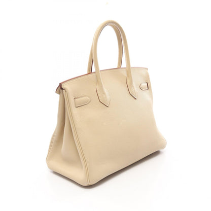 HERMES Birkin 30 Parchment Togo Handle Bag