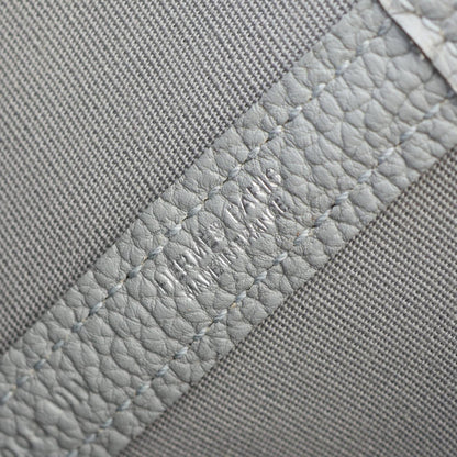 HERMES Garden Party PM Canvas Bag Gray
