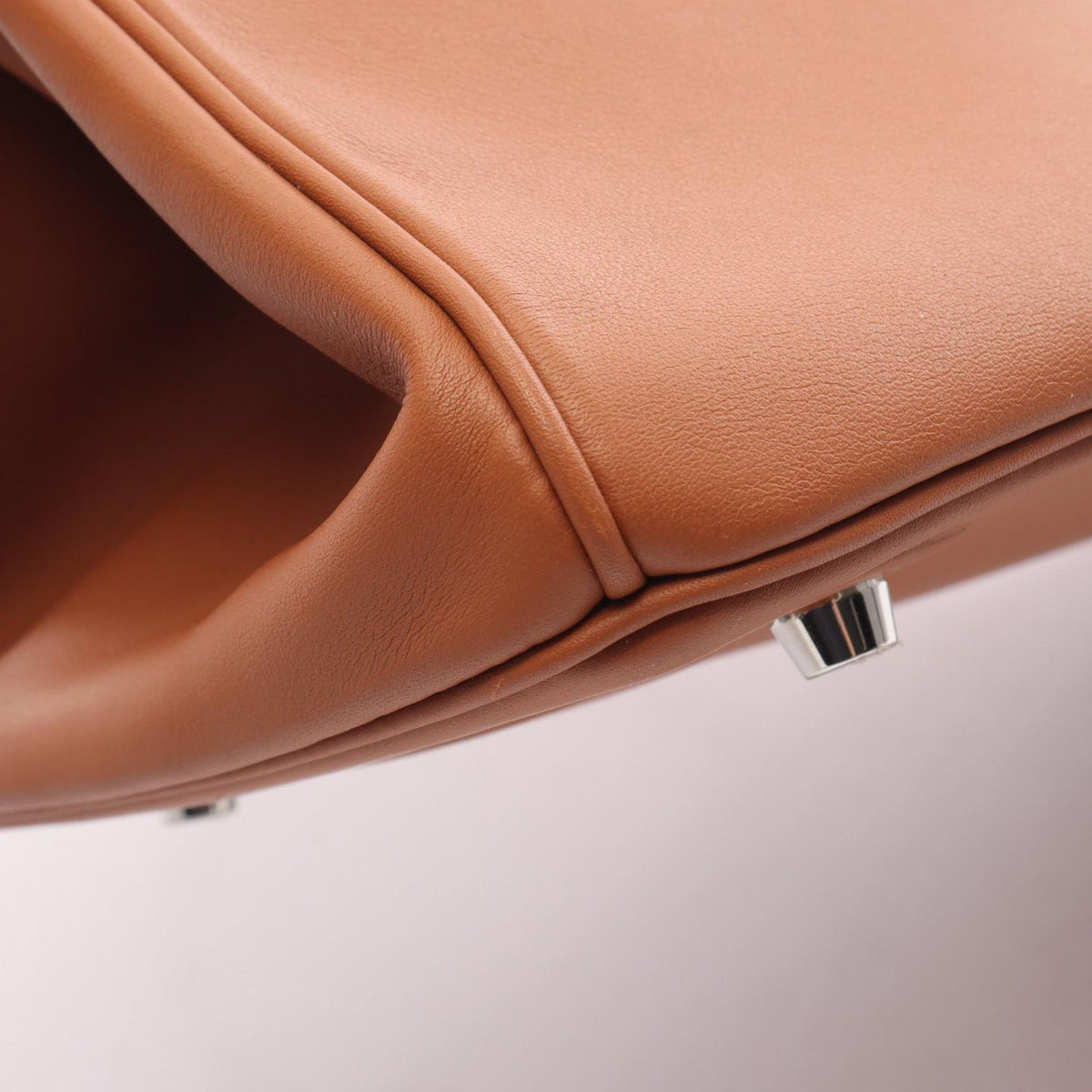 HERMES Shadow Birkin 35 Veau Handle Bag